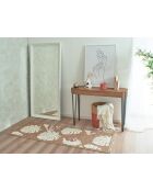 Tapis aspect jute TULUM 9062 terra