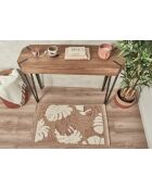Tapis aspect jute TULUM 9062 terra