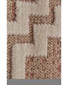 Tapis aspect jute TULUM 9062 terra