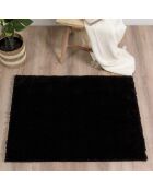 Tapis shaggy doux Cosy 902 uni noir