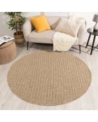Fodera per cuscino Nature 8751 beige effetto juta