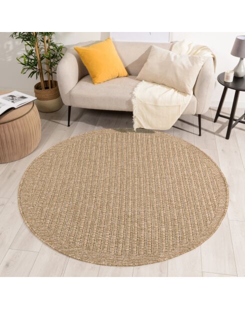 Fodera per cuscino Nature 8751 beige effetto juta