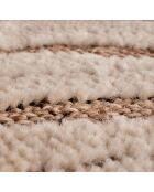 Tapis aspect jute TULUM 9054 marron