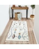 Alfombra crema DELYA 3063