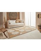 Alfombra con aspecto de yute TULUM 9062 beige/amarillo