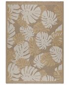 Alfombra con aspecto de yute TULUM 9062 beige/amarillo