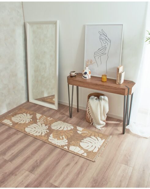 Alfombra con aspecto de yute TULUM 9062 beige/amarillo