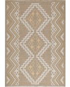 Tapis aspect jute TULUM 9054 beige/jaune