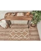 Tapis aspect jute TULUM 9054 beige/jaune
