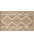 Tapis aspect jute TULUM 9054 beige/jaune