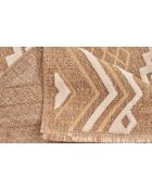 Tapis aspect jute TULUM 9054 beige/jaune