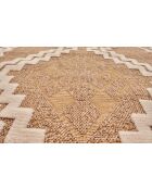 Tapis aspect jute TULUM 9054 beige/jaune