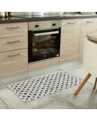 AZULEJO 754 zwart/wit tapijt
