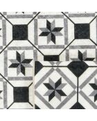 AZULEJO 754 zwart/wit tapijt