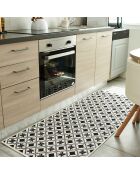 AZULEJO 754 zwart/wit tapijt