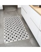 AZULEJO 754 zwart/wit tapijt