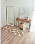 Tappeto effetto juta TULUM 9041 beige/nero