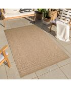 Fodera per cuscino Nature 8729 beige effetto juta