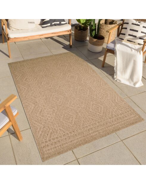 Fodera per cuscino Nature 8729 beige effetto juta