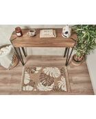 Tapis aspect jute TULUM 9062 marron