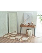 Tapis aspect jute TULUM 9062 marron