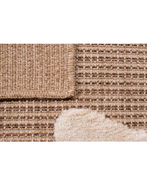 Tapis Palma 9493 marron/blanc