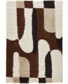 Tapis shaggy Palerme 1063 marron