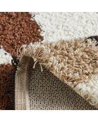 Tapis shaggy Palerme 1063 marron