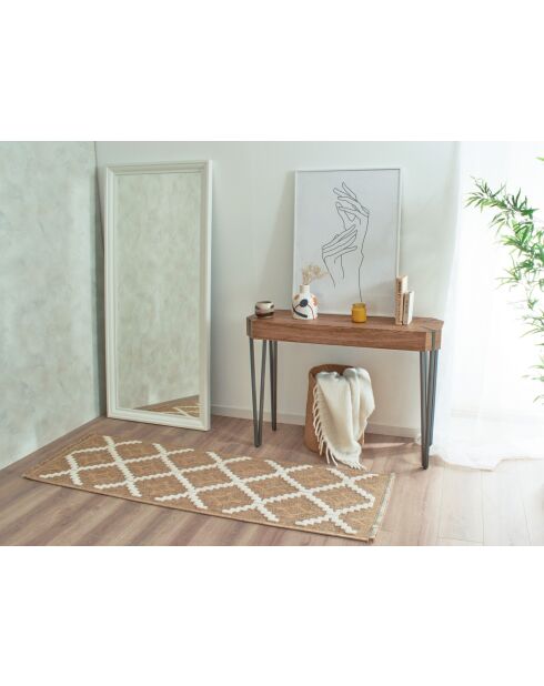 Alfombra con aspecto de yute TULUM 9041 beige/amarillo