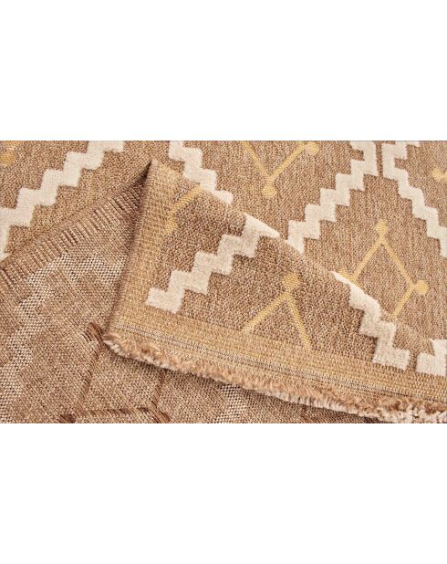 Alfombra con aspecto de yute TULUM 9041 beige/amarillo