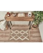 Tapis aspect jute TULUM 9048 marron
