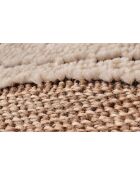 Tapis aspect jute TULUM 9048 marron