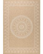 Fodera per cuscino Nature 8874, bianco/beige, effetto juta