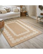 Fodera per cuscino Nature 8868, bianco/beige, effetto juta