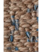 Tappeto effetto juta TULUM 9041 beige/blu