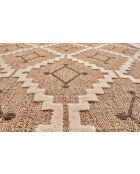 Tapis aspect jute TULUM 9041 marron
