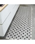 AZULEJO 754 zwart/wit tapijt
