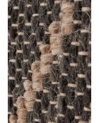 Tapis aspect jute TULUM 9062 beige/noir