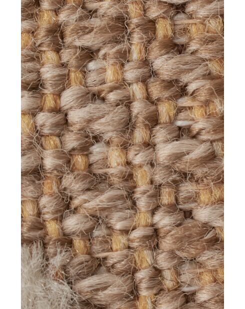 Alfombra con aspecto de yute TULUM 9041 beige/amarillo