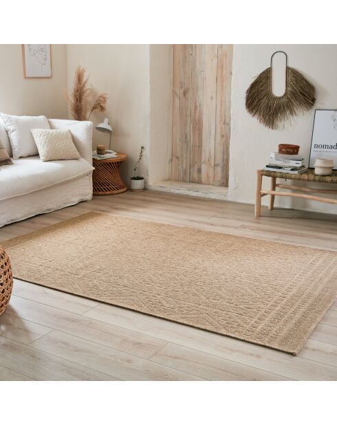Fodera per cuscino Nature 8729 beige effetto juta