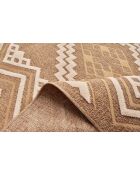 Tapis aspect jute TULUM 9054 beige/jaune
