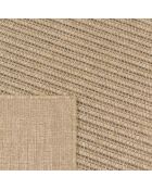 Housse de coussin aspect Jute Nature 8751 marron