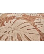 Tapis aspect jute TULUM 9062 terra