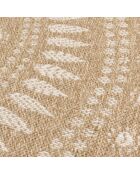 Fodera per cuscino Nature 8874, bianco/beige, effetto juta