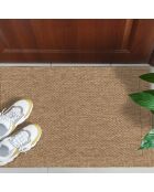 Nature 8753 beige kussenhoes in jutelook