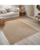 Nature 8753 beige kussenhoes in jutelook