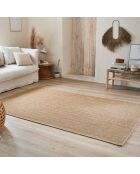 Nature 8753 beige kussenhoes in jutelook