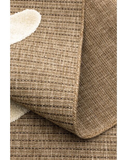 Tapis Palma 9493 marron/blanc