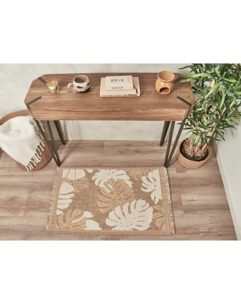 Alfombra con aspecto de yute TULUM 9062 beige/amarillo