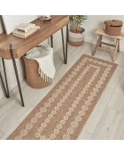 Fodera per cuscino Nature 8868, bianco/beige, effetto juta